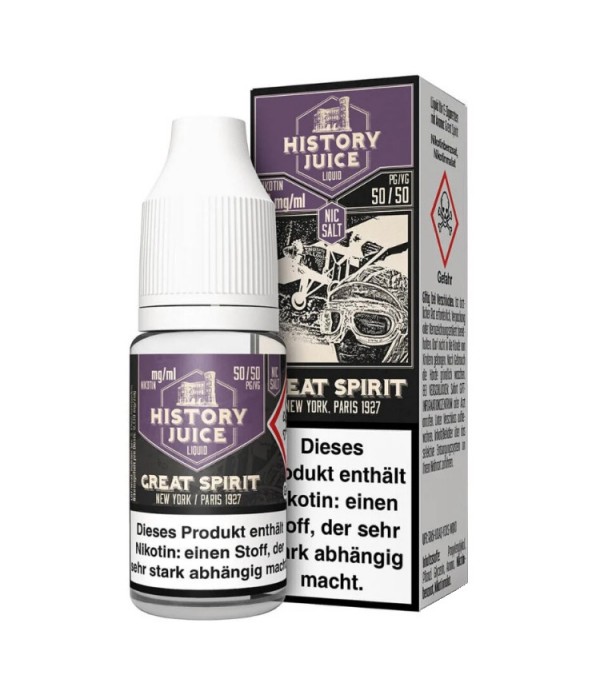 Liquid Great Spirit - History Juice Nikotinsalz