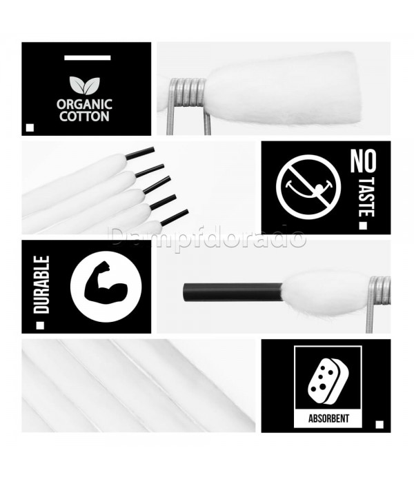 Vapehero Cotton Threads - Selbstwickler Watte