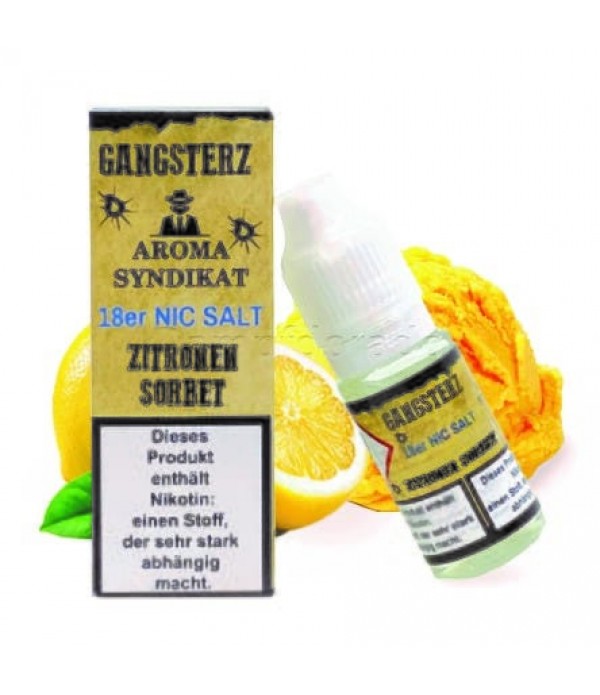 Liquid Zitronen Sorbet - Aroma Syndikat Gangsterz ...