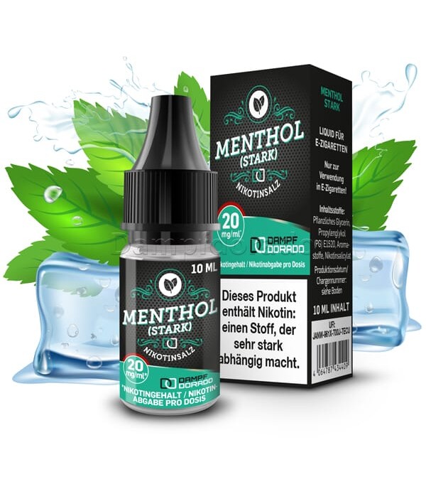 Liquid Menthol (stark) - Dampfdorado Nikotinsalz