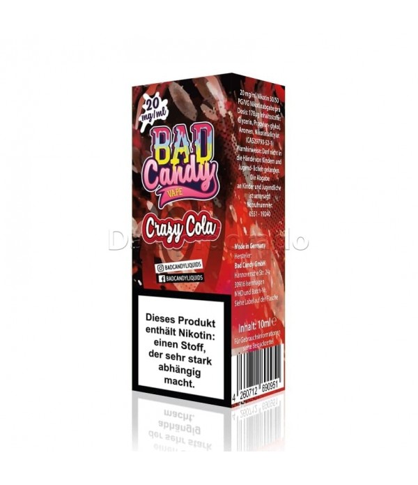 Liquid Crazy Cola - Bad Candy Nikotinsalz