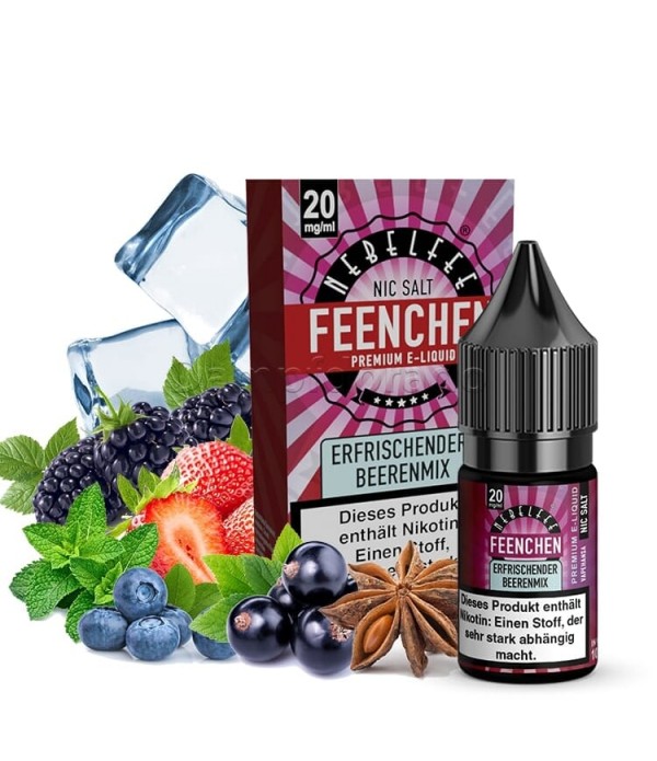 Liquid Erfrischender Beerenmix Feenchen - Nebelfee Nikotinsalz