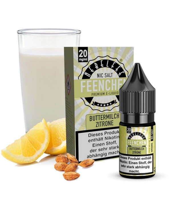 Liquid Buttermilch Zitrone Feenchen - Nebelfee Nikotinsalz