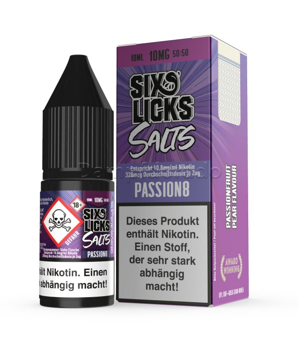 Liquid Passion 8 - Six Licks Nikotinsalz