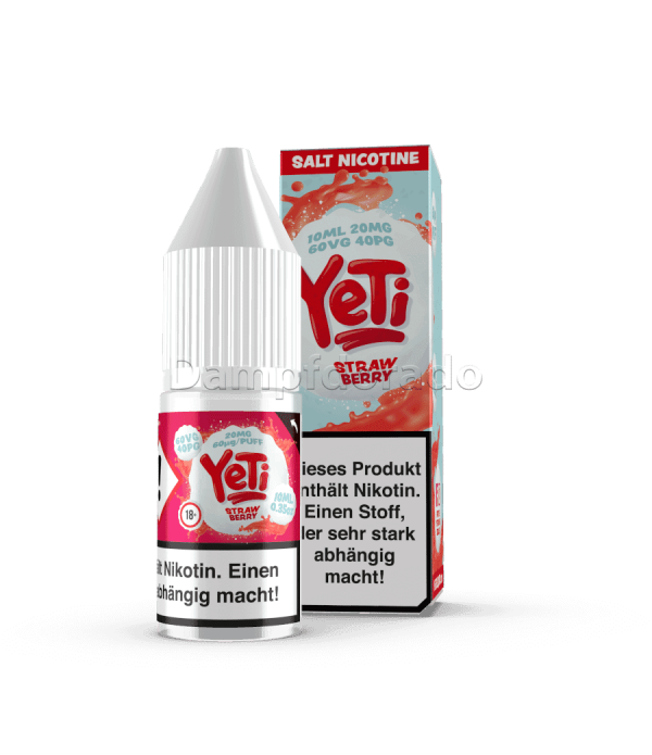 Liquid Strawberry - Yeti Nikotinsalz