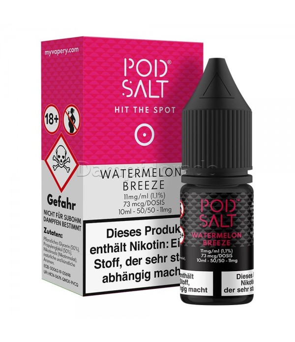 Liquid Watermelon Breeze - Pod Salt Nikotinsalz