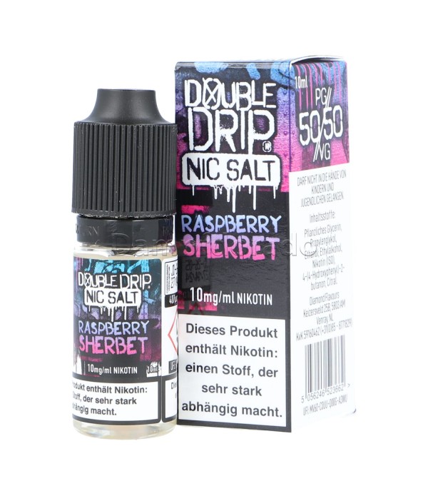 Liquid Raspberry Sherbet - Double Drip Nikotinsalz