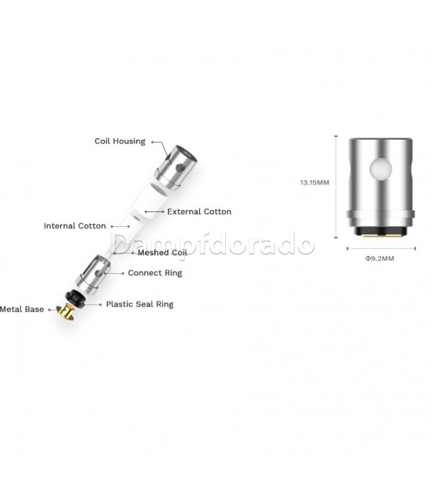 5 Vaporesso EUC Coils