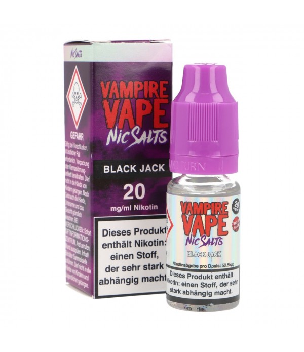 Liquid Black Jack - Vampire Vape Nikotinsalz