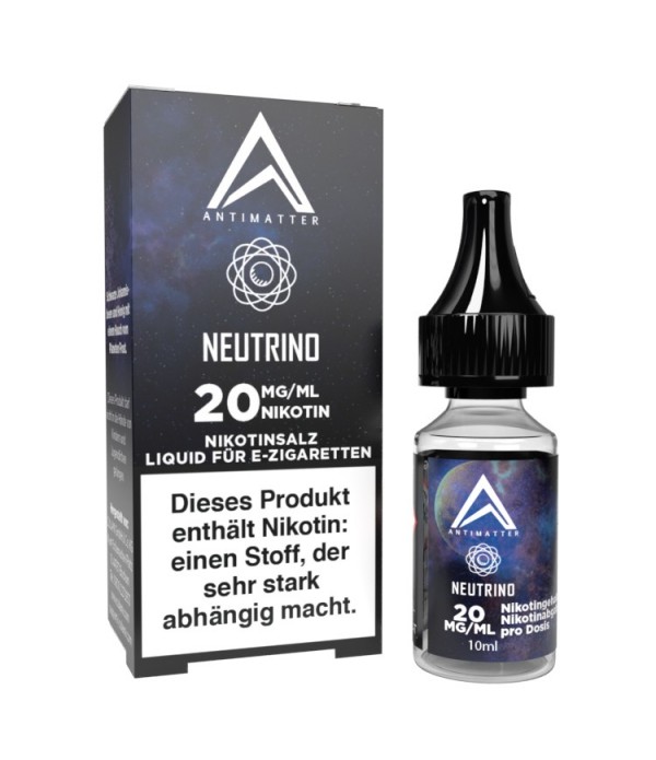 Liquid Neutrino - Antimatter Nikotinsalz