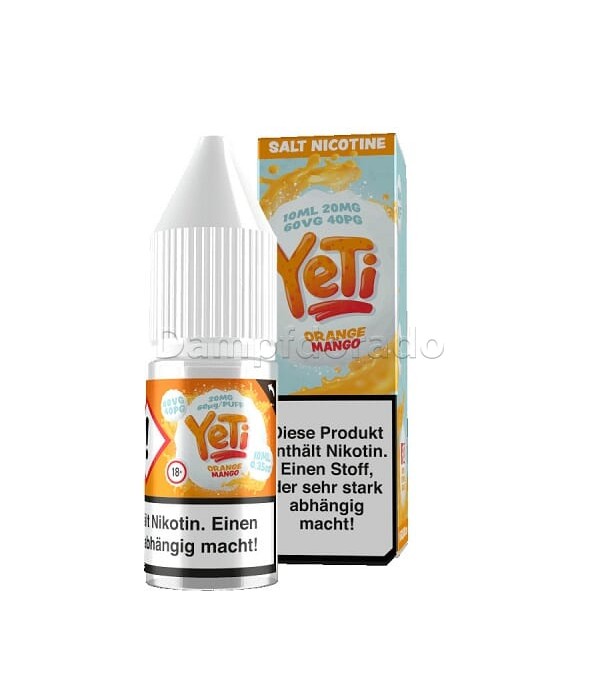 Liquid Orange Mango - Yeti Nikotinsalz