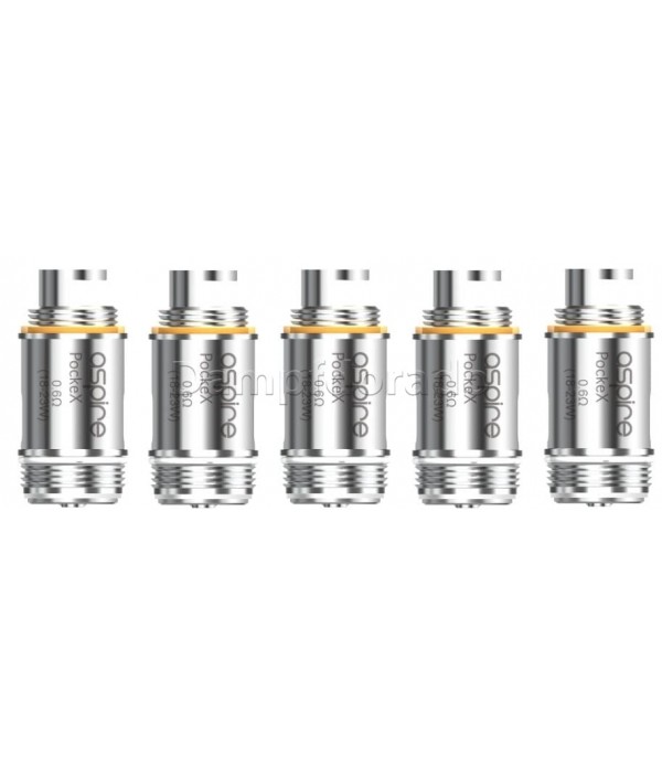 5 Aspire PockeX Coils