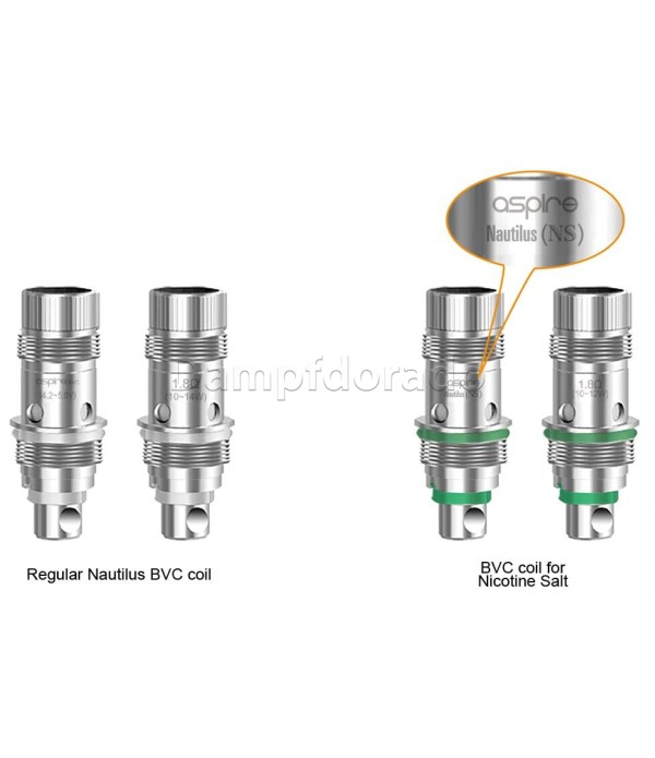 5 Aspire Nautilus BVC Coils