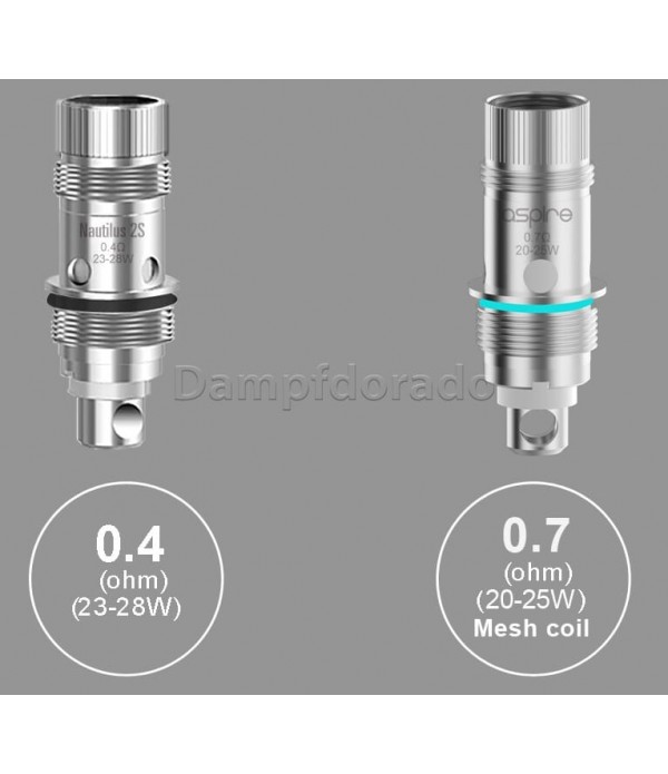 5 Aspire Nautilus BVC Coils