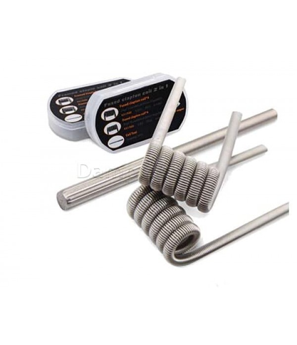 8 x GeekVape Fused Clapton Coil - N80 - 2 in 1 Box