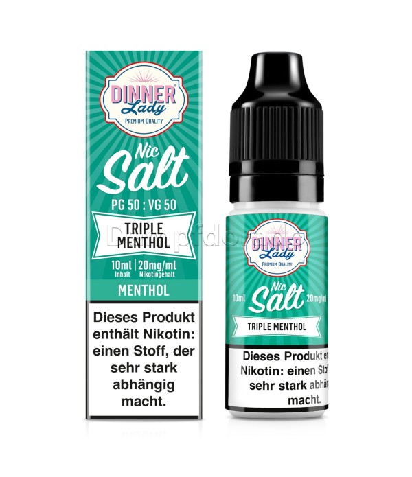 Liquid Triple Menthol - Dinner Lady Nikotinsalz