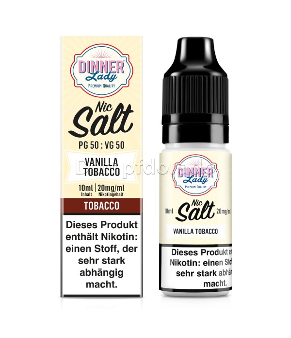 Liquid Vanilla Tobacco - Dinner Lady Nikotinsalz